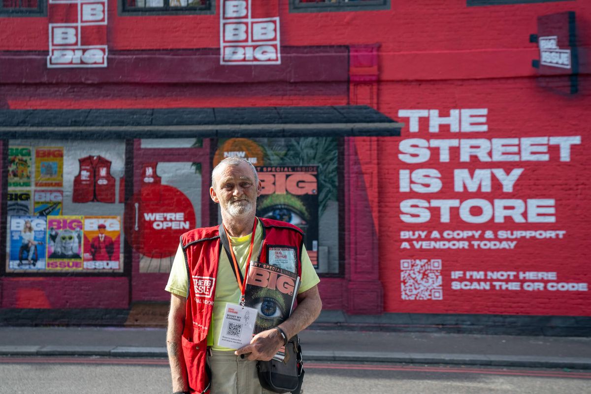 The Big Issue launches big mural to shift perceptions of vendors plus...4 more creative street art inspired campaigns.