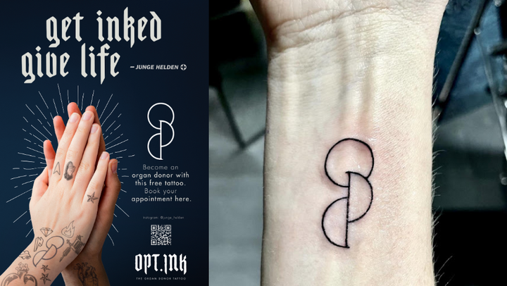 Junge-Helden creates a tattoo that acts as a blood donation opt-in...and 9 more campaigns featuring tattoos.