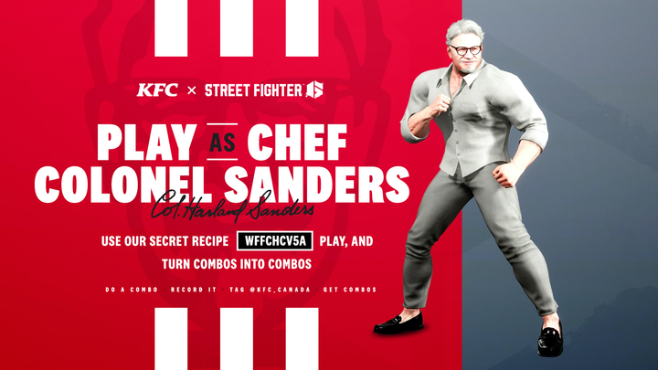 Colonel Sanders becomes kickass plus...5 more awesome avatar and skins campaigns.